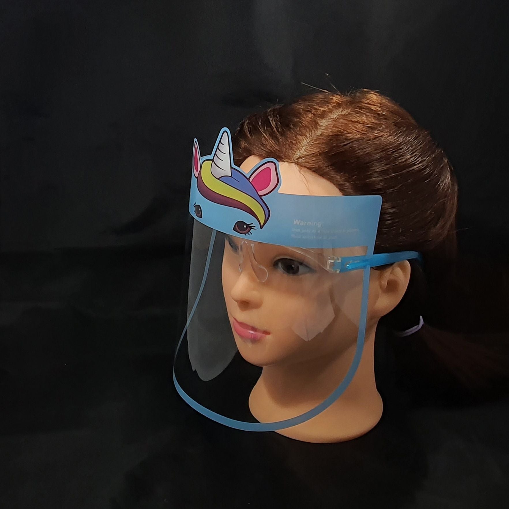 Blue Unicorn(E54) - 7 Color Frame With Free Reusable Mask