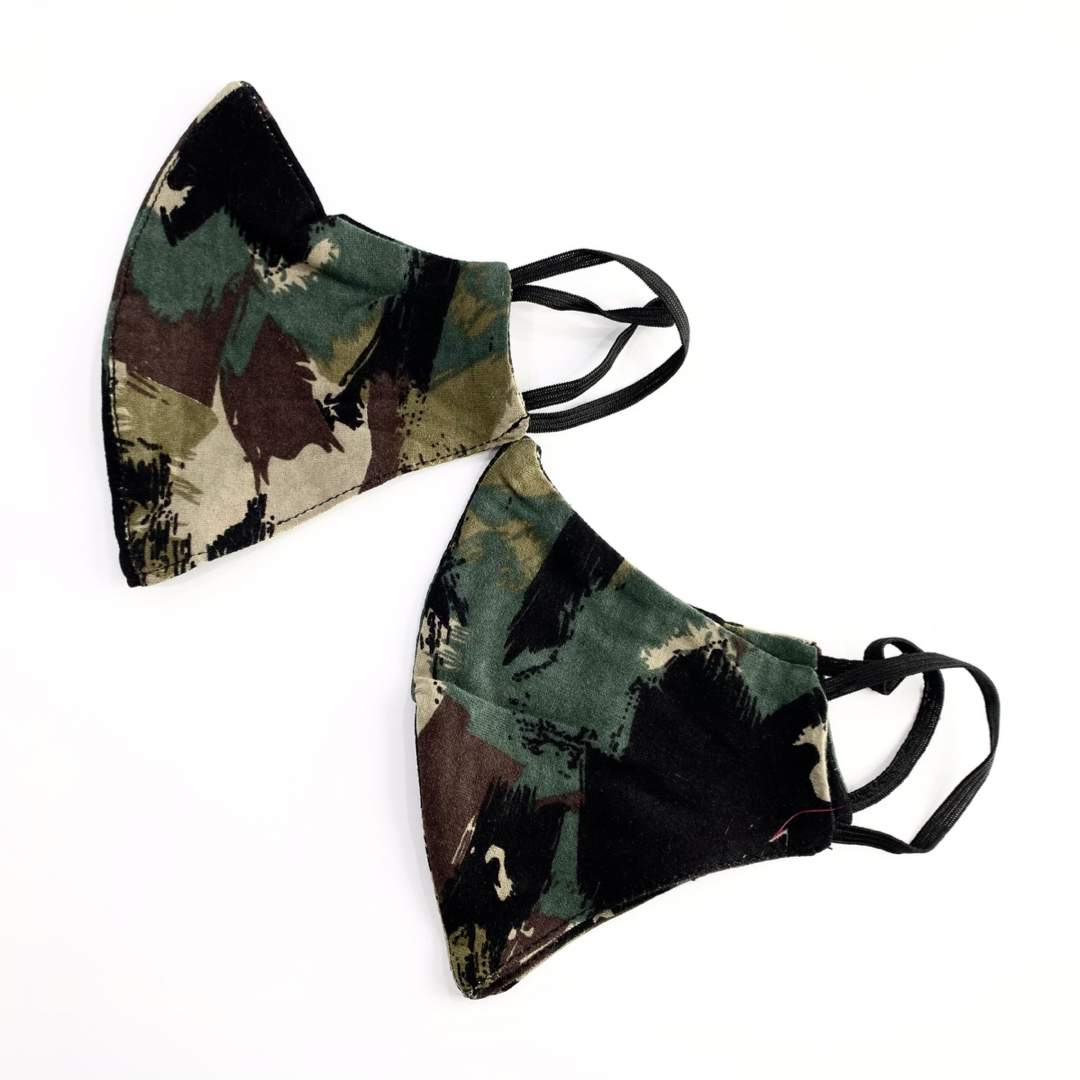 (Pack of 2) Camouflage Print