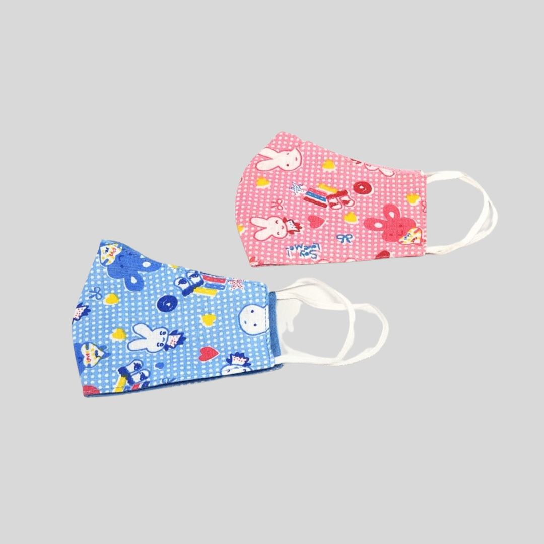 (Pack of 2) Pink and Blue Rabbit